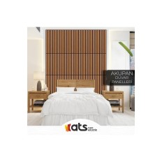 Декоративен стенен панел - MDF - Бамбук - 24 x 280 см