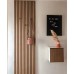 Декоративен стенен панел - MDF - Сапфирен дъб - 60 x 280 см